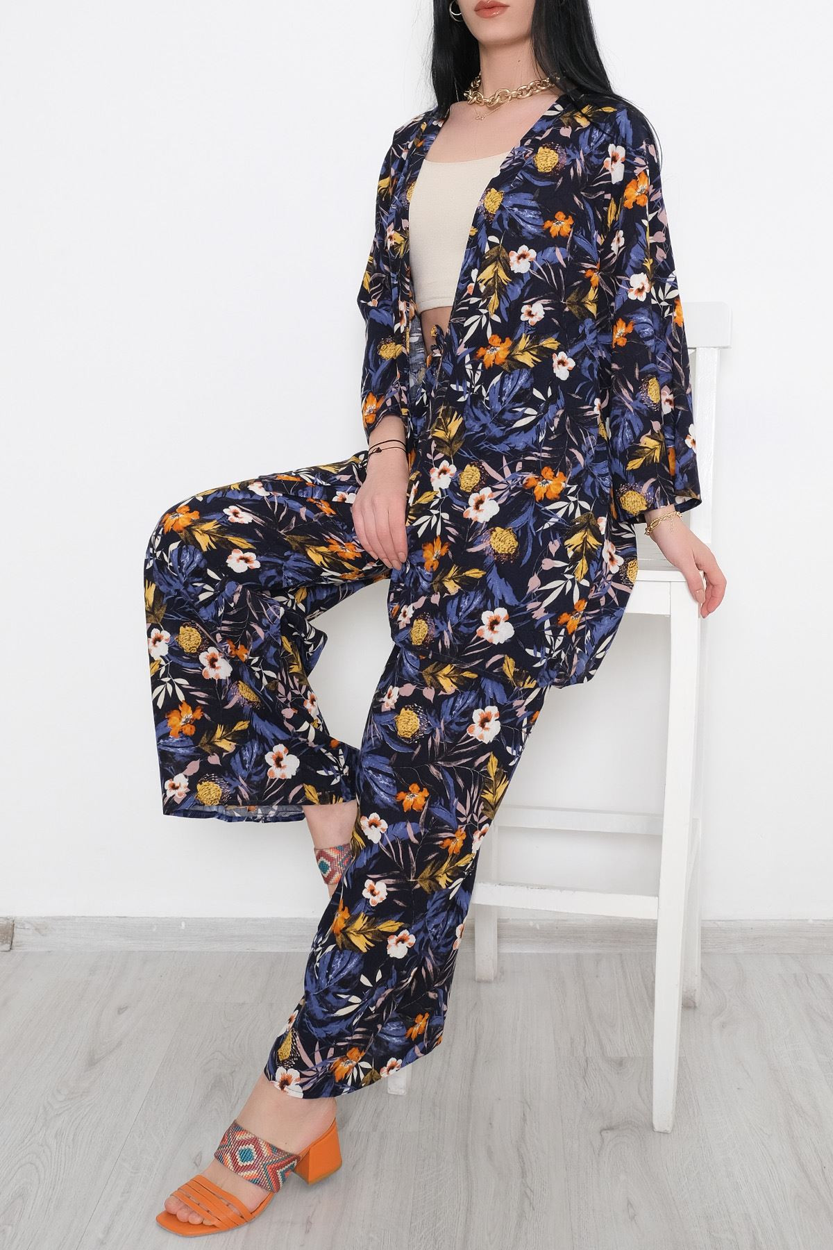 Kimono Takım Lacivert - 10553.1095.