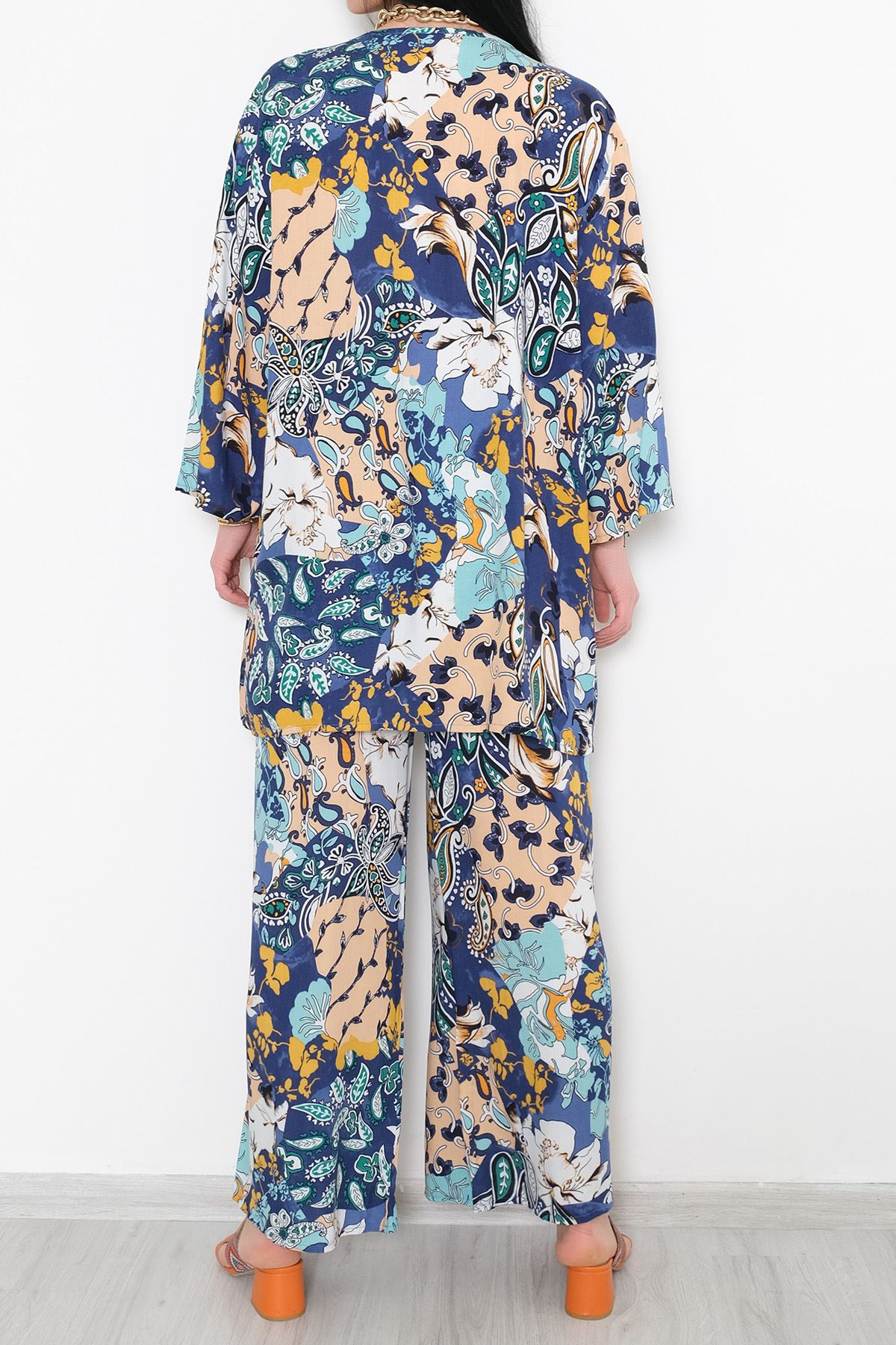 Kimono Takım Desenlimavi - 10553.1095.
