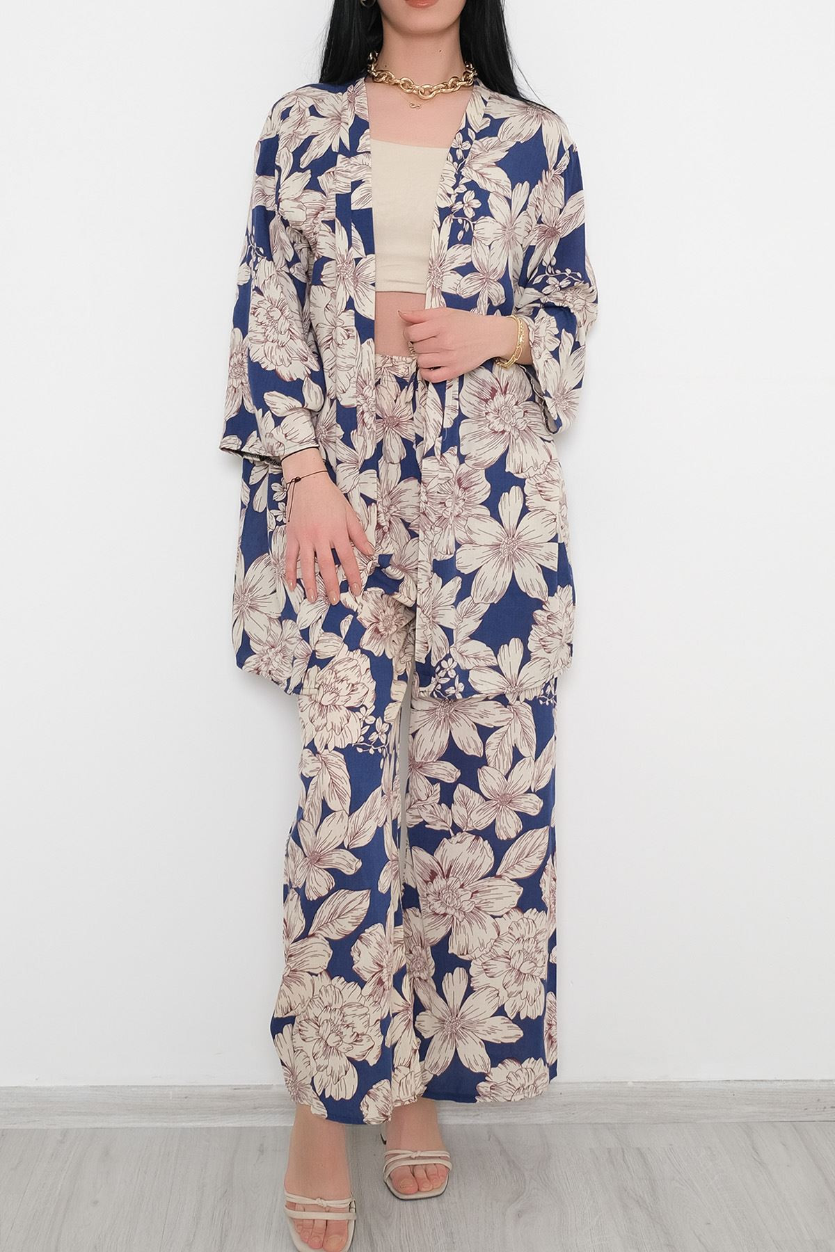 Kimono Takım Mavibeyaz - 10553.1095.